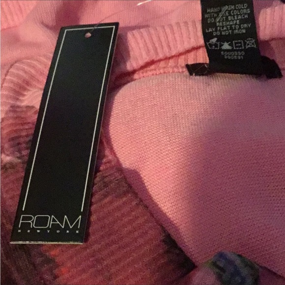 Vtg HSN Roam New York Pink Floral Top Size M  Vintage  New - Picture 8 of 9